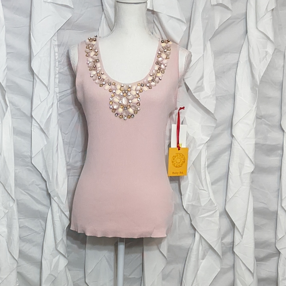 Ruby Rd. Beaded blouse - Picture 7 of 16